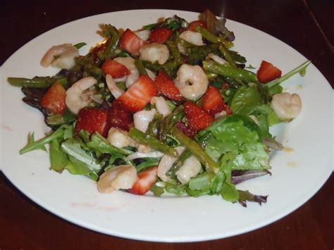 shrimp-salad-with-strawberries-good-food image