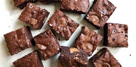 fudgy-flourless-brownies-recipe-myrecipes image
