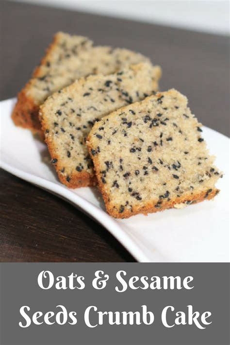 sesame-seed-cake-recipe-with-oats-bakealish image