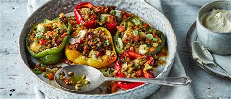 halloumi-stuffed-peppers-olivemagazine image