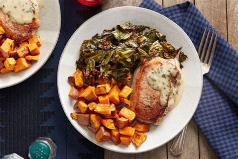 maple-gravy-smothered-pork-chops-with-collard image