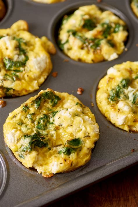 recipe-kale-goat-cheese-frittata-cups-kitchn image