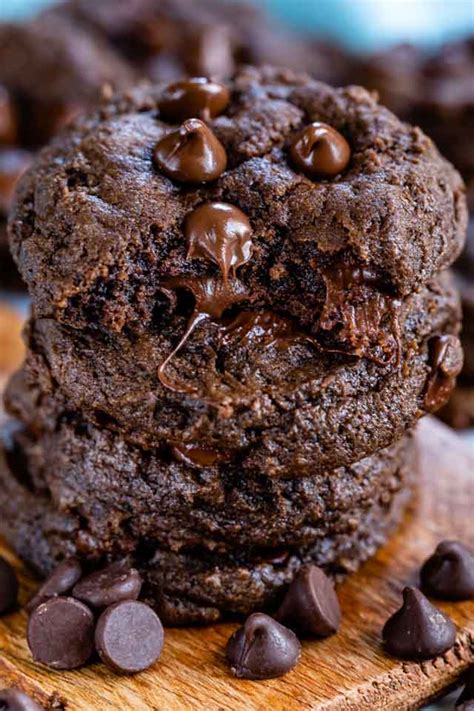 double-chocolate-chip-cookies-crazy-for-crust image