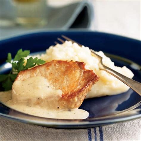 pork-chops-with-country-gravy-mashed-potatoes image