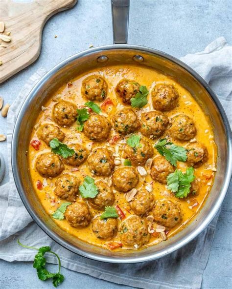 healthy-turkey-meatballs-in-curry-sauce-healthy-fitness image