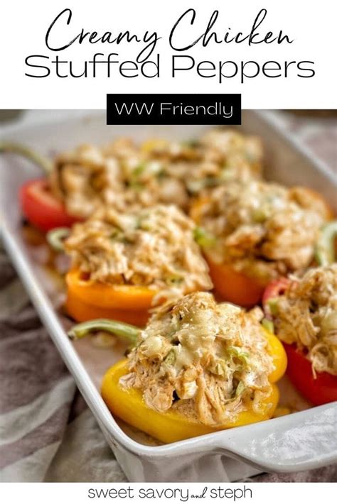 creamy-chicken-stuffed-peppers-sweet-savory-and image