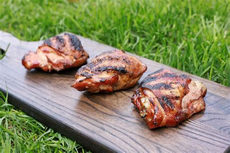 brined-applewood-smoked-chicken-thighs-dish-n-the image
