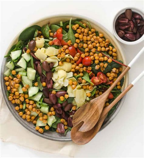 mediterranean-salad-with-roasted-chickpeas-bless-this image