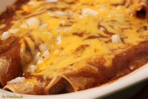 texmex-cheese-onion-enchiladas-wchili-gravy image