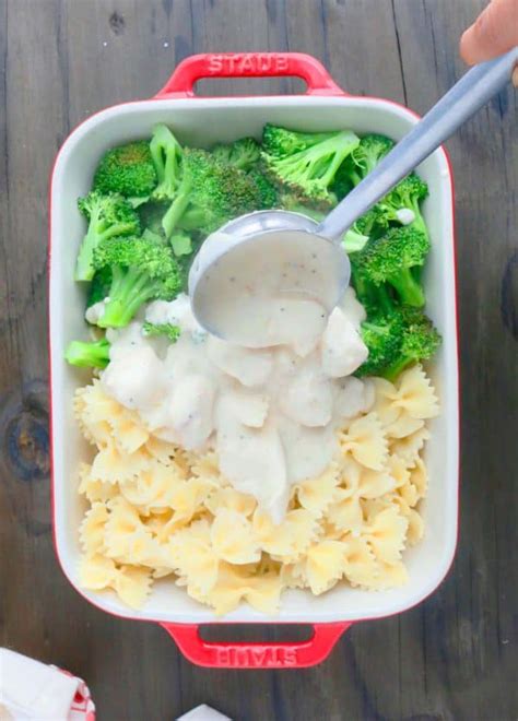 chicken-broccoli-pasta-bake-without-cream-soup image