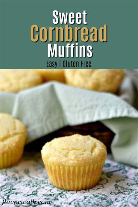easy-sweet-cornbread-muffins-gluten-free-flavor-walk image
