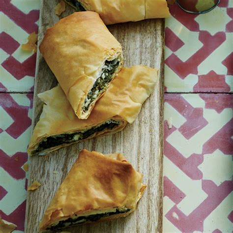 spinach-herb-and-cheese-phyllo-rolls-recipe-myrecipes image
