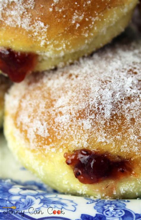 polish-pączki-recipe-oven-baked-jelly-donuts-jenny image