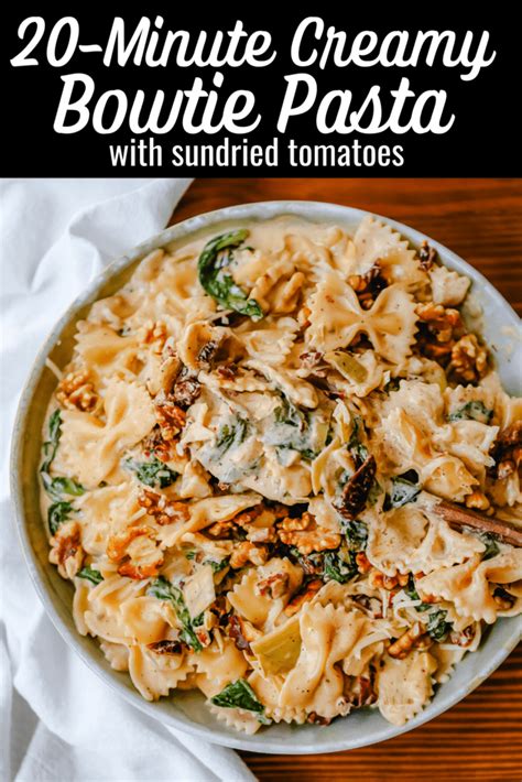 creamy-bowtie-pasta-with-sundried-tomatoes-modern image