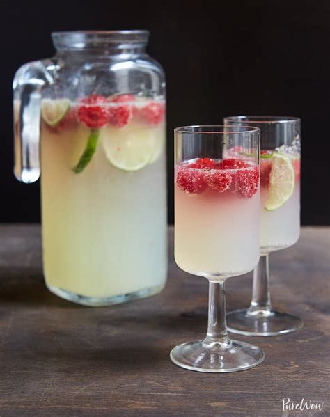 raspberry-lime-champagne-punch-purewow image