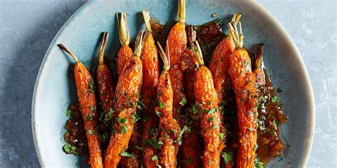 roasted-spring-carrots-in-agrodolce-recipe-eatingwell image