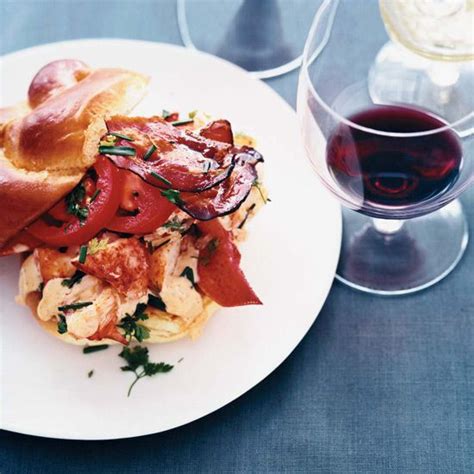 lobster-blts-recipe-shea-gallante-food-wine image