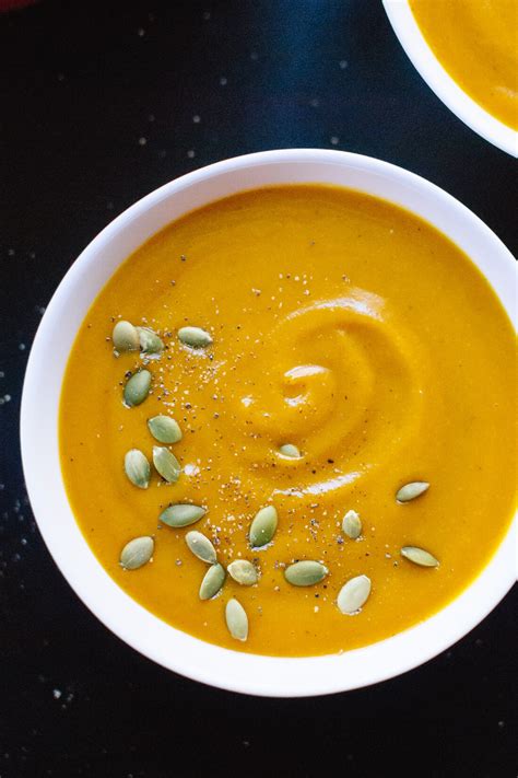 roasted-pumpkin-soup-recipe-cookie-and-kate image