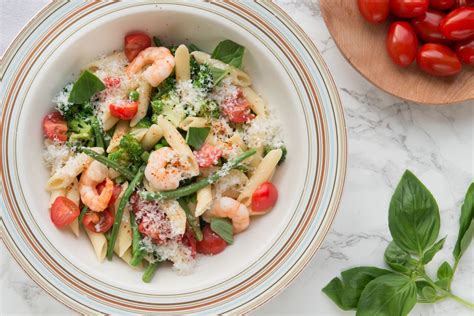 quick-easy-shrimp-primavera-pasta-recipe-the-spruce-eats image