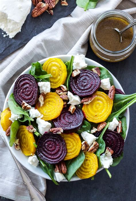roasted-beet-spinach-and-goat-cheese-salad image