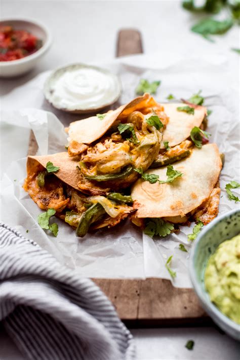 crispy-baked-chicken-quesadillas-recipe-little-spice-jar image