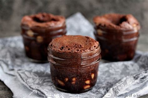 baked-fudge-with-mini-peanut-butter-cups-cravings image