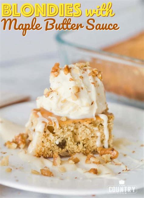 applebees-blondies-with-maple-butter-sauce-the image