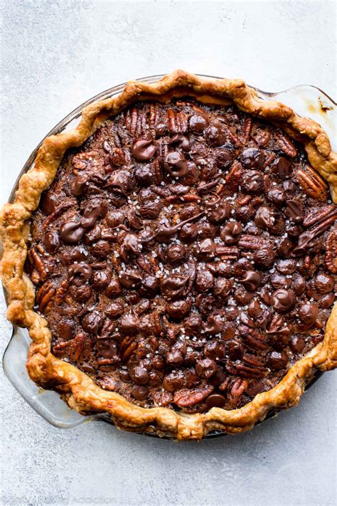 dark-chocolate-pecan-pie-sallys-baking-addiction image