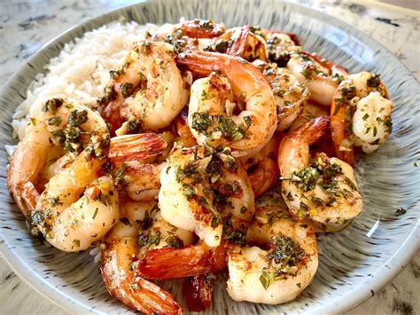 chimichurri-shrimp-recipe-the-art-of-food-and-wine image