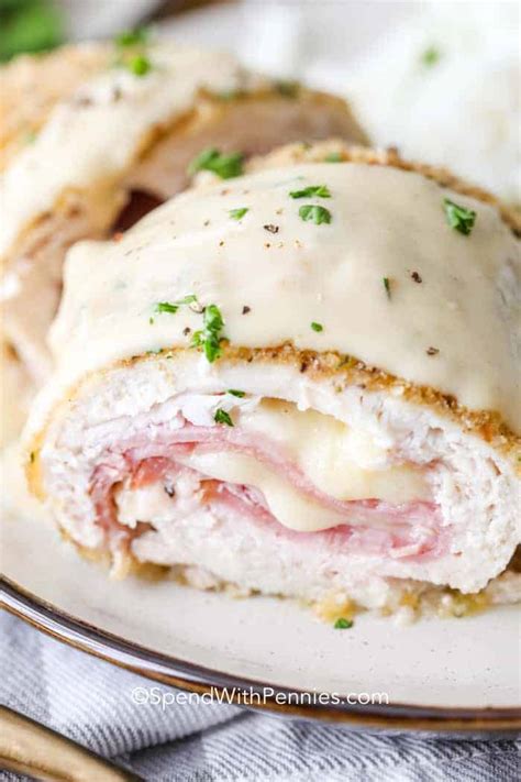 oven-baked-chicken-cordon-bleu-spend-with image