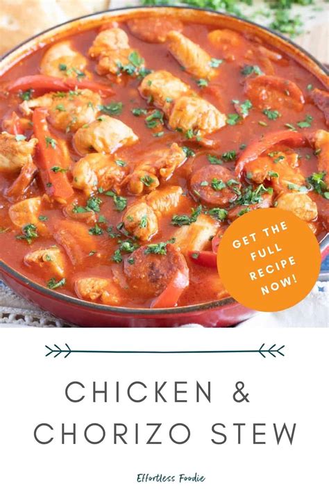spanish-chicken-and-chorizo-stew-recipe-effortless image
