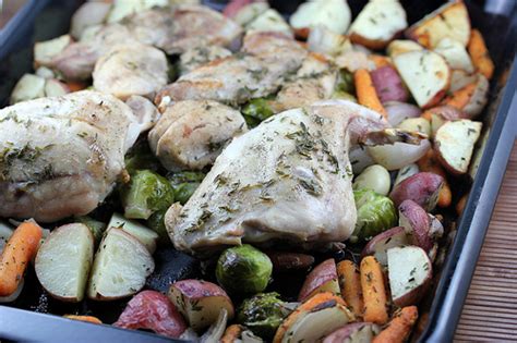one-dish-roast-rabbit-with-vegetables-recipe-cullys image