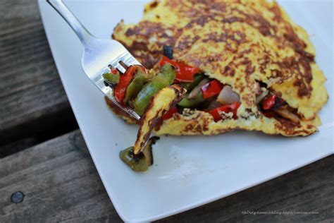 peppers-onion-cheesy-omelet image
