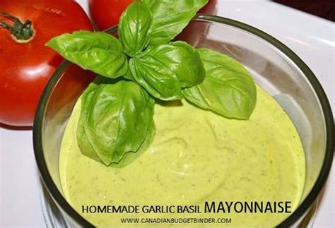 homemade-garlic-basil-mayonnaise-canadian-budget image