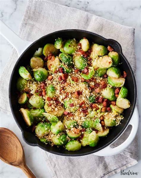 brussels-sprouts-skillet-with-crispy-pancetta-garlic image
