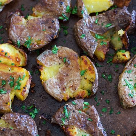 crispy-garlic-smashed-potatoes-fashionable-foods image