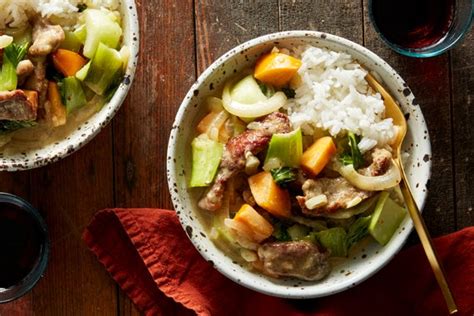 thai-yellow-curry-beef-with-bok-choy-jasmine-rice image