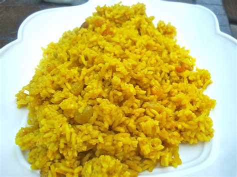 turmeric-rice-with-golden-raisins-recipe-parve-the image
