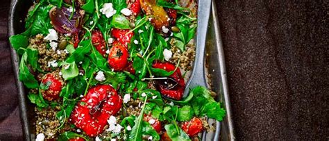 roasted-veggie-salad-recipe-with-feta-olivemagazine image