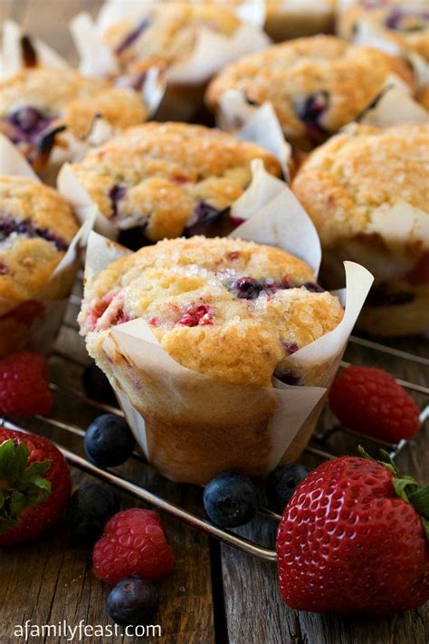 mixed-berry-muffins-a-family-feast image