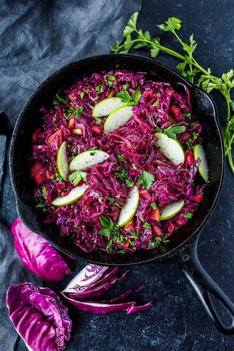 warm-red-cabbage-slaw-recipe-feasting-at-home image