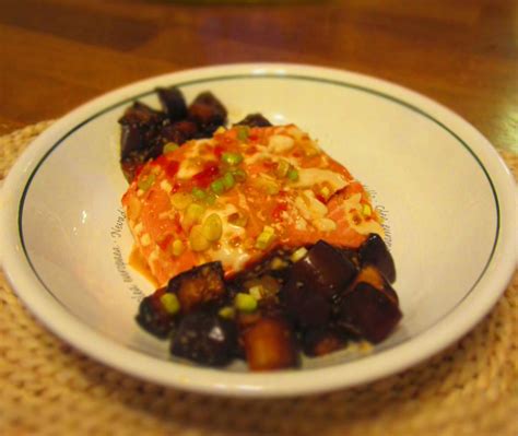 asian-eggplant-and-salmon-recipe-sidechef image