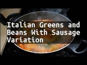 recipe-italian-greens-and-beans-with-sausage-variation image