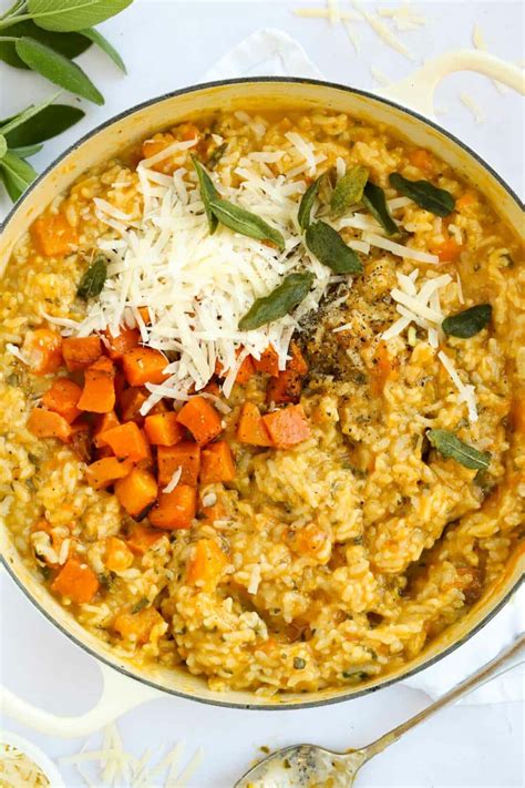 butternut-squash-risotto-oven-baked-no-stirring image