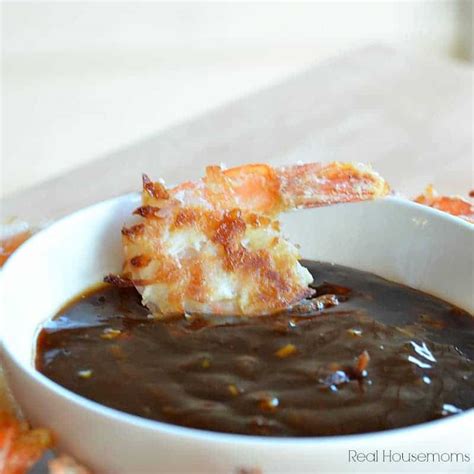 baked-coconut-shrimp-with-garlic-plum-dipping-sauce image