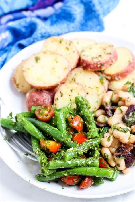 mediterranean-vegan-green-bean-salad-veggies-save image