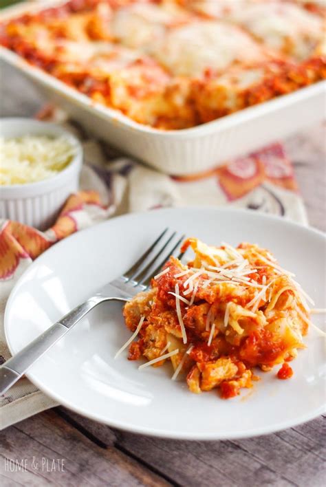 easy-chicken-parmesan-lasagna-recipe-home-and-plate image