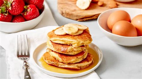 almond-flour-banana-pancakes-clean-delicious image