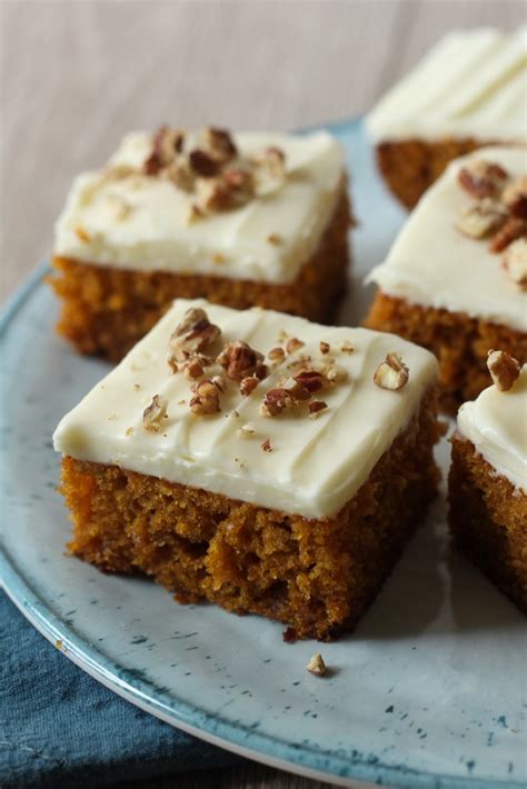 pumpkin-bars-with-cream-cheese-frosting-chocolate image