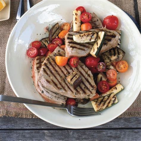 grilled-tuna-with-provenal-vegetables-and-easy-aioli image